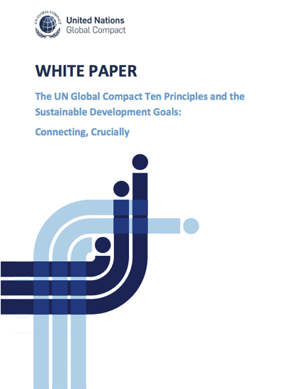 un global compact library the un global compact ten principles and the sustainable development goals connecting crucially